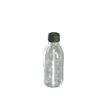Glas-Enghalsgewindeflasche 0,050l klar
