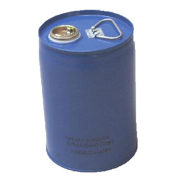 Stahlspundbehälter 12l roh-blau