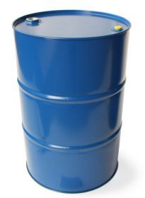 Stahlspundbehälter 216l roh-blau