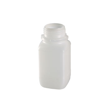 PE-Weithalsgewindeflasche 0,250l natur