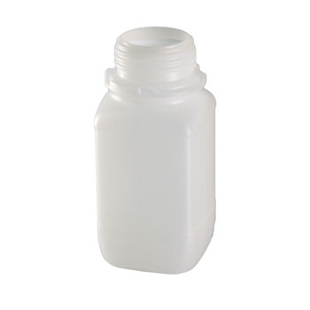 PE-Weithalsgewindeflasche 0,500l natur